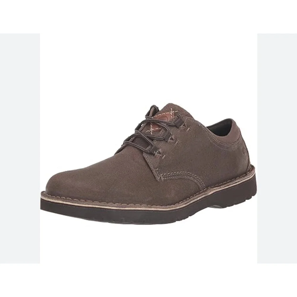 Clarks Oxford Shoes Men's 11.5 Brown Suede Eastford Low‎